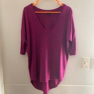 Express Magenta Lightweight Sweater